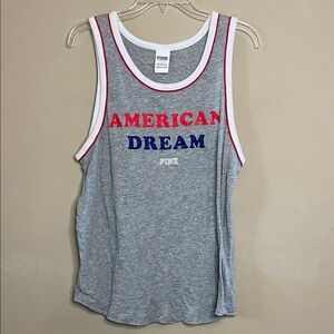 Victoria's Secret Pink Gray Tank Top